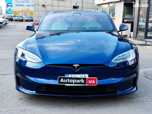 Tesla Model S 2022 синий - фото 7