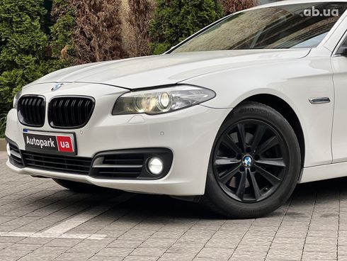 BMW 5 серия 2014 белый - фото 2