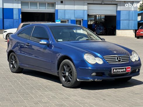 Mercedes-Benz C-Класс 2002 синий - фото 3