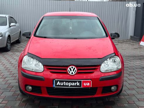 Volkswagen Golf 2007 красный - фото 7