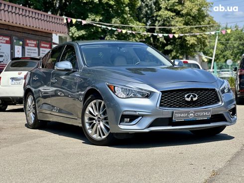 Infiniti Q50 2019 серый - фото 7