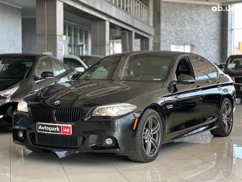 BMW 5 серия 2014 черный - фото 3