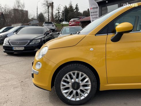Fiat 500 2014 желтый - фото 7