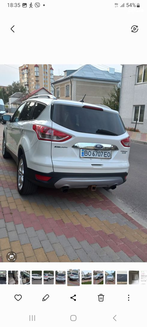 Ford Escape 2014 белый - фото 3