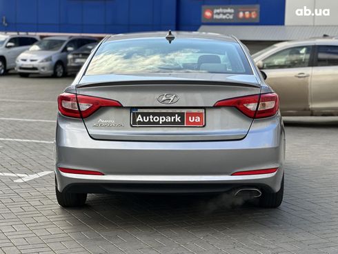 Hyundai Sonata 2016 серый - фото 5
