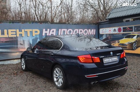 BMW 5 серия 2014 синий - фото 5