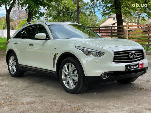Infiniti QX70 2013 белый - фото 5