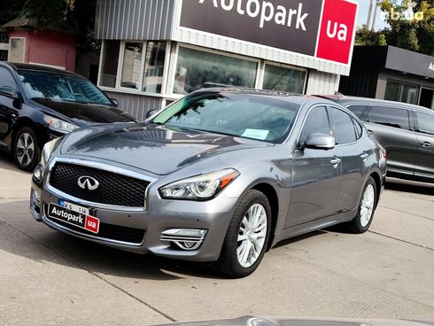 Infiniti Q70 2017 серый - фото 3