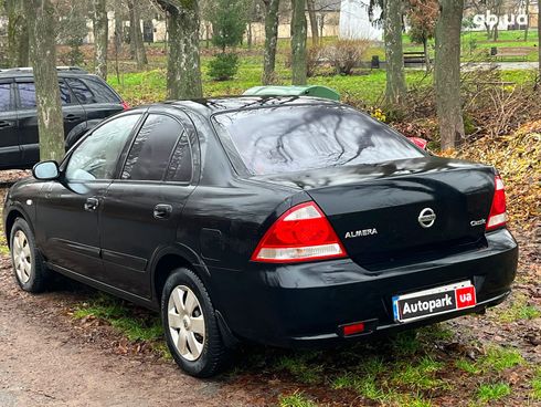 Nissan Almera 2008 черный - фото 8