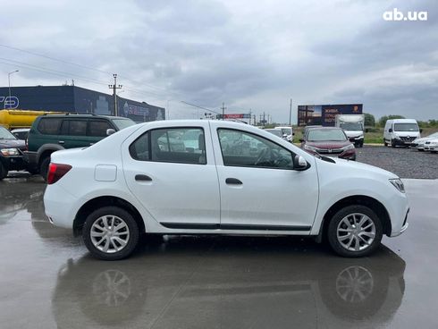 Renault Logan 2018 белый - фото 8