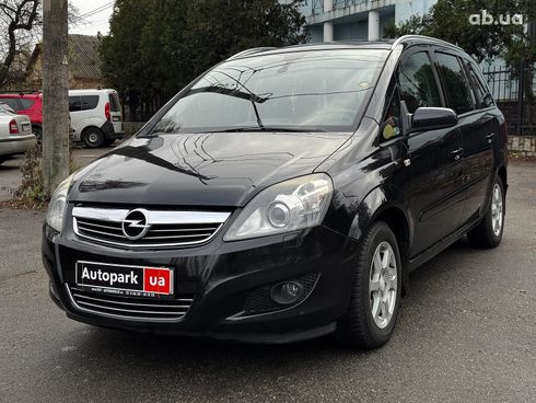 Opel Zafira 2009 черный - фото 2