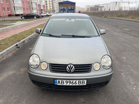 Volkswagen Polo 2004 серый - фото 3