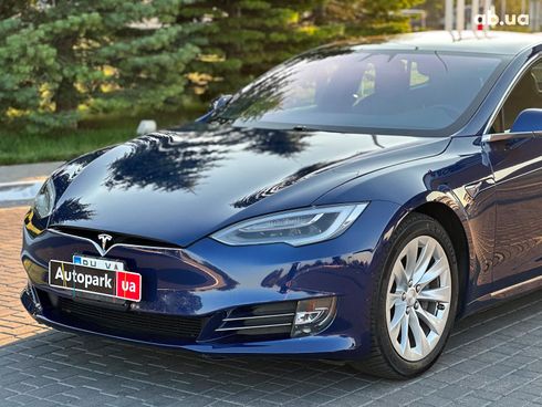 Tesla Model S 2019 синий - фото 2