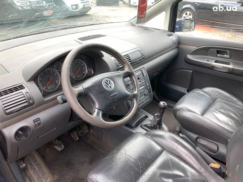Volkswagen Sharan 2001 синий - фото 29