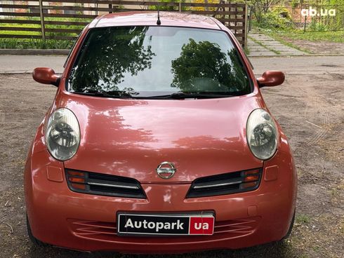 Nissan Micra 2004 оранжевый - фото 2