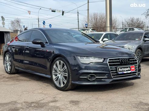 Audi A7 2015 синий - фото 4