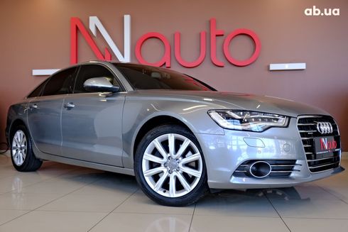 Audi A6 2016 серый - фото 2