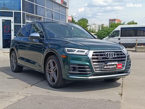 Audi SQ5 2019 зеленый - фото 15