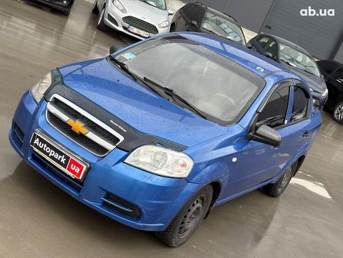 Chevrolet Aveo 2008 синий - фото 2