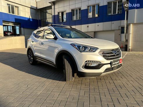 Hyundai Santa Fe 2016 белый - фото 3