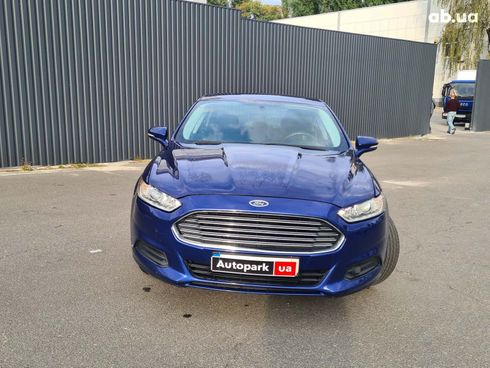 Ford Fusion 2013 синий - фото 2