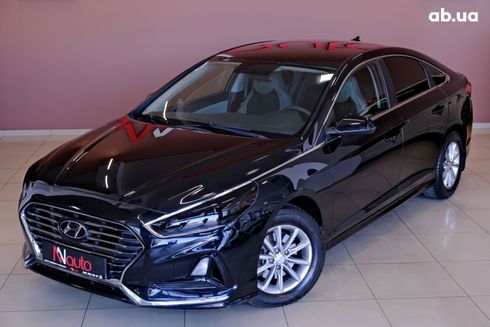 Hyundai Sonata 2018 черный - фото 2