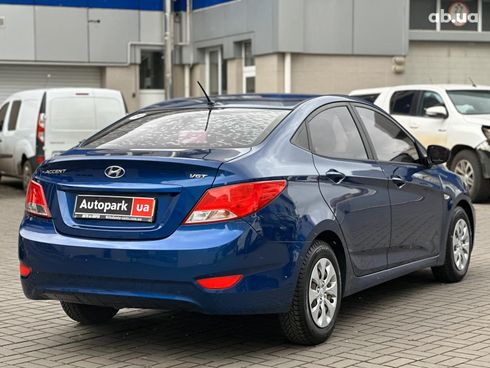Hyundai Accent 2016 синий - фото 4