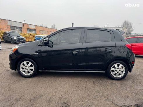 Mitsubishi Mirage 2014 черный - фото 2