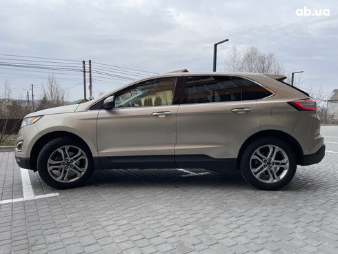 Ford Edge 2017 бежевый - фото 9