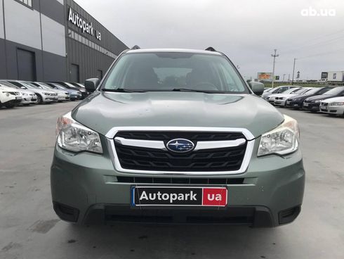 Subaru Forester 2014 зеленый - фото 2