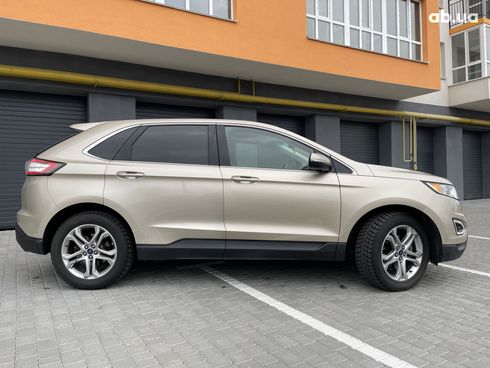 Ford Edge 2017 бежевый - фото 8