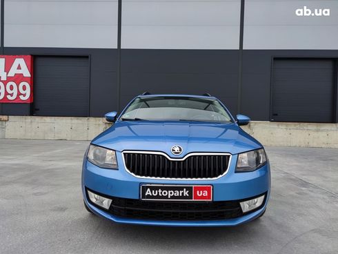 Skoda octavia a7 2013 синий - фото 2