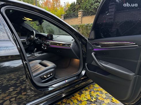 BMW 5 серия 2019 черный - фото 29
