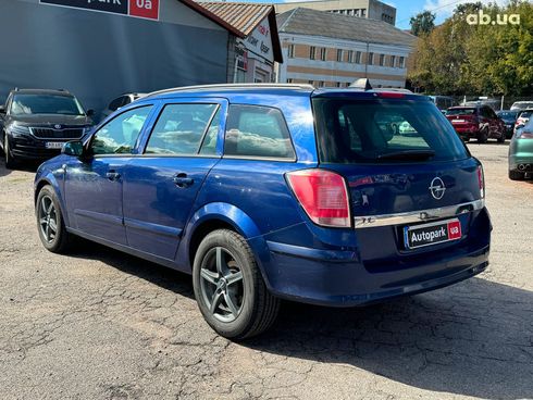 Opel Astra 2006 синий - фото 8