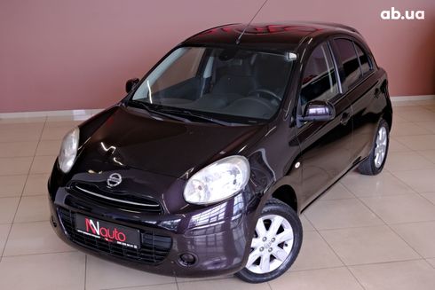Nissan Micra 2013 фиолетовый - фото 2