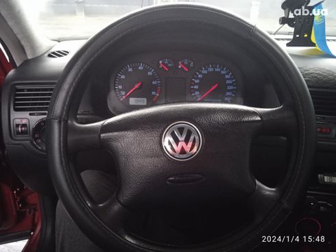 Volkswagen Bora 1999 красный - фото 13