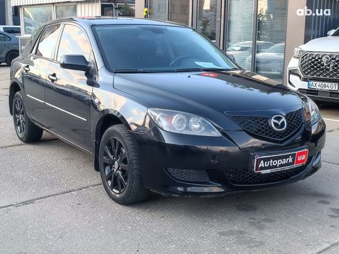 Mazda 3 2007 черный - фото 5