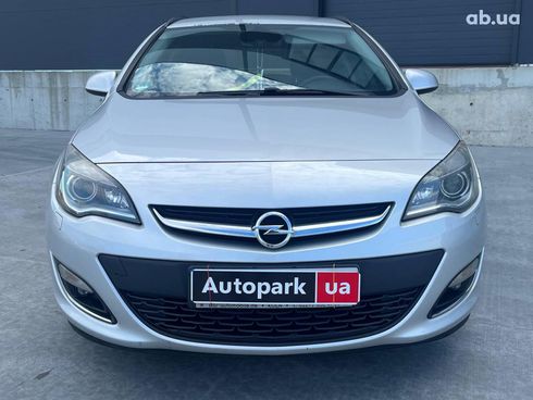 Opel astra j 2012 серый - фото 2