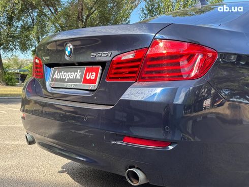 BMW 5 серия 2016 синий - фото 12