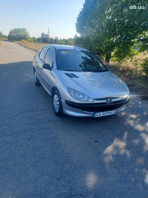 Peugeot 206 2007 серебристый - фото 4