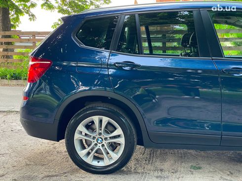 BMW X3 2016 синий - фото 9