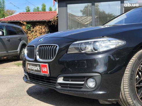 BMW 5 серия 2015 черный - фото 2