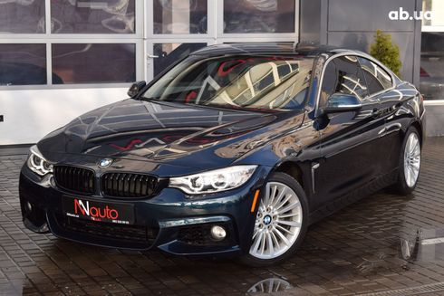BMW 4 серия 2013 синий - фото 1