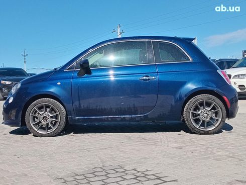 Fiat 500 2018 синий - фото 7