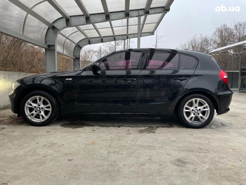 BMW 1 серия 2008 черный - фото 11