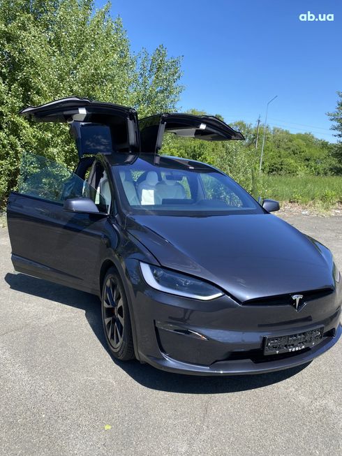 Tesla Model X 2024 серый - фото 3