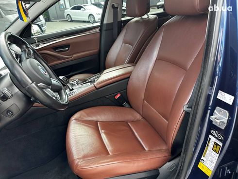 BMW 5 серия 2013 синий - фото 20