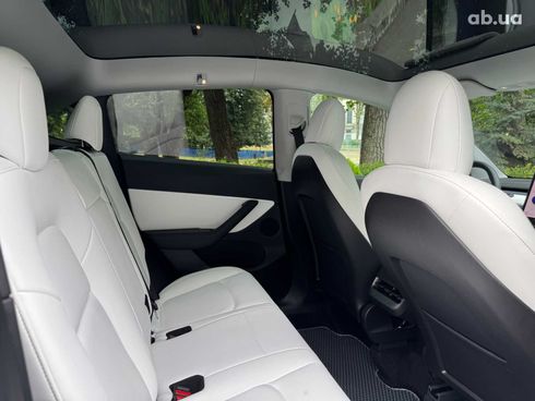 Tesla Model Y 2021 синий - фото 25