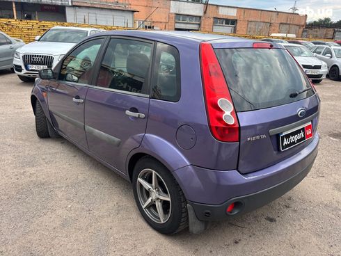 Ford Fiesta 2006 фиолетовый - фото 3
