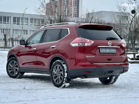 Nissan Rogue 2016 красный - фото 3